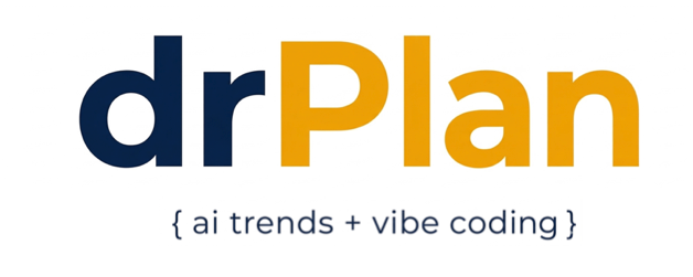drPlan 로고 - ai trends + vibe coding