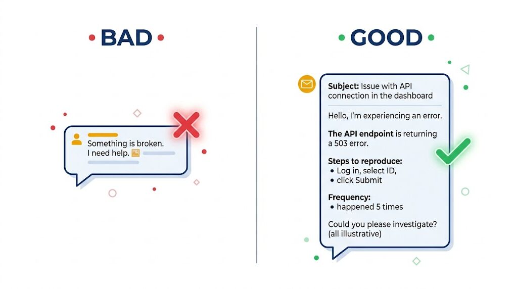 좋은 프롬프트와 나쁜 프롬프트 비교 예시